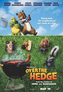 Over the Hedge (2006) BRRip 480p 250MB Dual Audio