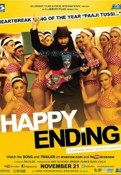 Happy Ending (2014) Hindi Movie Free Download 720p 250MB