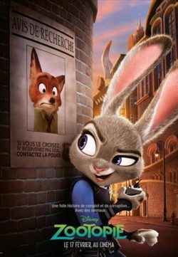 Zootopia 2016 English Movie BlueRay Download 250MB