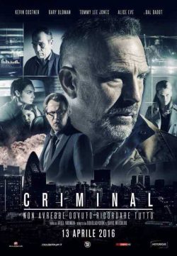 CRIMINAL (2016) Hindi Dubbed DVDScr 720p